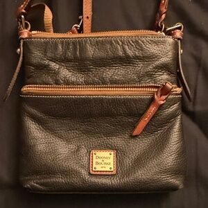 Dooney & Bourke Brown Leather Crossbody Bag